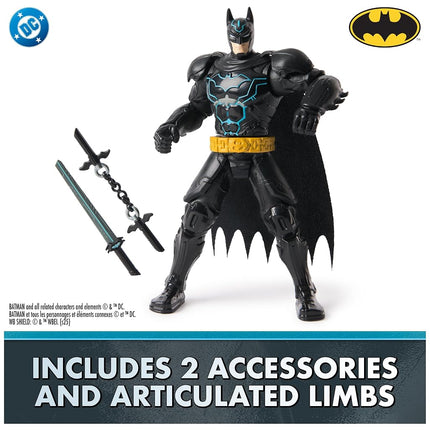 DC Comics, Batman Ninja - 15 cm Batman Action Figure, Battle Moves, with Accessories, from 4 Years