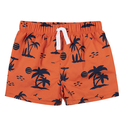 Conjunto de traje de baño de manga larga tipo rashguard para niños pequeños Gerber, Playa Azul, 12 meses