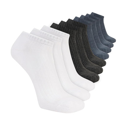 Skechers Men's 10-pack Half Terry Classic Low Cut 