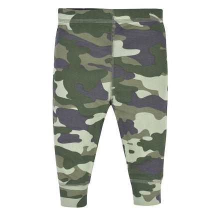 Gerber Baby Boys' Active Pants (Multi-Pack), Camo/Gray, 24 Months