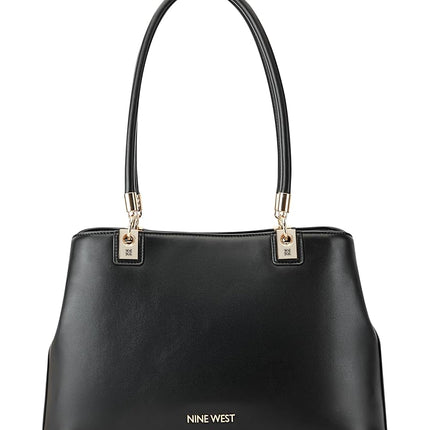 Nine West womens Donella Carryall, Black, One Size