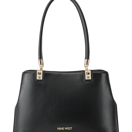 Nine West womens Donella Carryall, Black, One Size