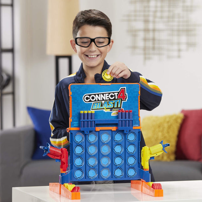 Connect 4 Blast! Game; Powered by Nerf; Includes N