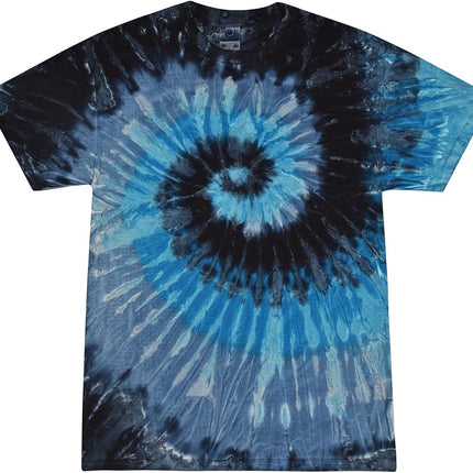 Colortone Tie Dye T-Shirt 6-8 (SM) Evening Sky