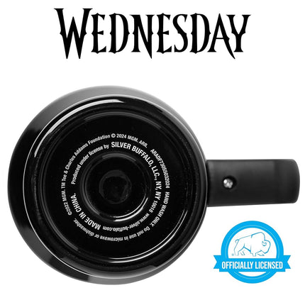 Silver Buffalo Addams Family Wednesday, Stainless Steel Tumbler, 40oz
