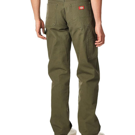 Dickies Men's Big-Tall Relaxed Fit Duck Jean, Moss, 48x32