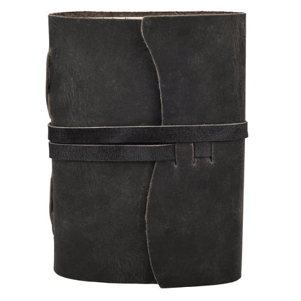 LEATHER VILLAGE Leather Bound Journal (7 inches X 5 inches, CHALKBOARD GREY)