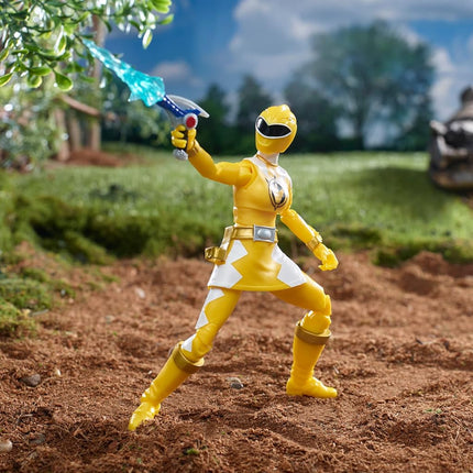 Figura de acción de los Power Rangers Lightning Collection | Ranger amarillo de Dino Thunder