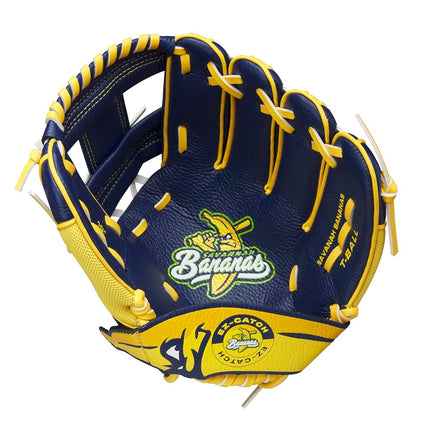 Wilson 2024 A200™ EZ Catch™ Savannah Bananas 10” T-Ball Glove - Right Hand Throw,Navy/Yellow