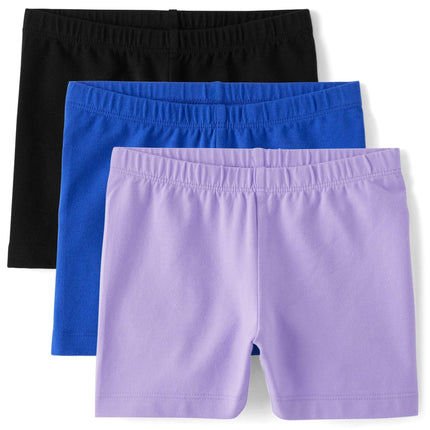 The Children's Place Girls' Cartwheel Shorts, Blue