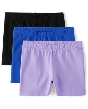 The Children's Place Girls' Cartwheel Shorts, Blue