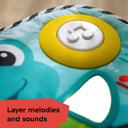 Baby Einstein Ocean Explorers Neptune's Kick & Explore Musical Kick Pad & Crib Toy, for Ages 0 Months and up