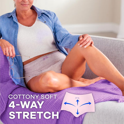Always Discreet, Incontinence & Postpartum Underwear for Women, Size Large, Maximum Absorbency, Disposable, Large, 17 Count