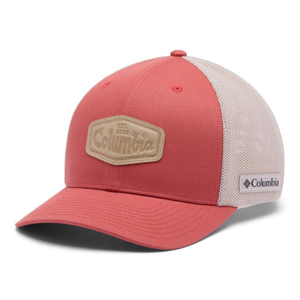 Columbia Unisex-Adult Mesh Ball Cap, Washed Red/Le