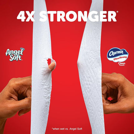 Charmin Ultra Strong Clean Touch Toilet Paper, 30 Family Mega Rolls = 153 Regular Rolls