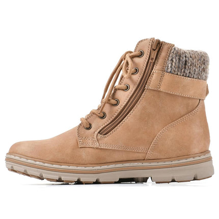 CLIFFS BY WHITE MOUNTAIN Women's Kelsie Hiking Boot, Wheat/Fabric, 7 UK