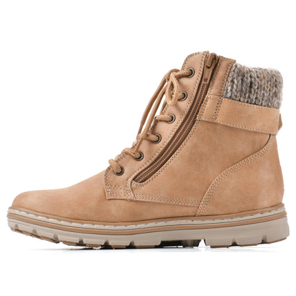 CLIFFS BY WHITE MOUNTAIN Women's Kelsie Hiking Boot, Wheat/Fabric, 7 UK