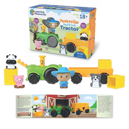 Learning Resources Peeksville Haul & Seek Tractor,