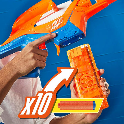 Nerf N Series Pinpoint Dart Blaster, 18 N1 Darts Compatible Only N Series Blasters, 10-Dart Clip, Blaster Gifts for Kids