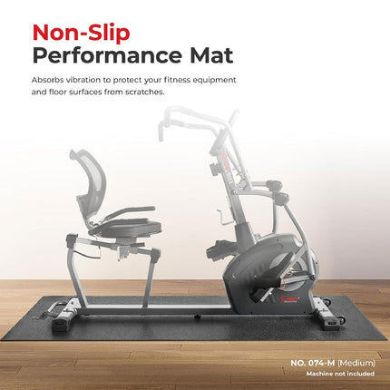 Sunny Health & Fitness Exercise Equipment Mat - Medium