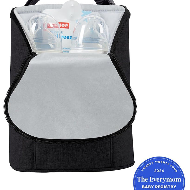 Skip Hop Double Bottle Bag, Black, EA