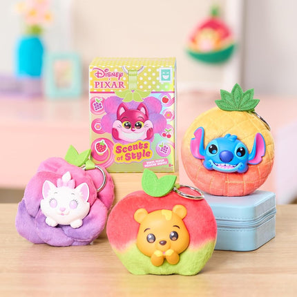HAPPY HAUL Disney Scents of Style Clip-On Blind Box Plush, Scented Vinyl-Head Plush Clip-On Collectible Toy, 11 cm Stuffed Toy, Short-Run Drop, Ages 8 and up
