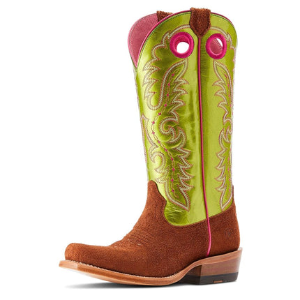 Ariat 100444007B Womens Futurity Boon Cgnc Rght/ELT Lme Ptnt 200 - Brown 7B