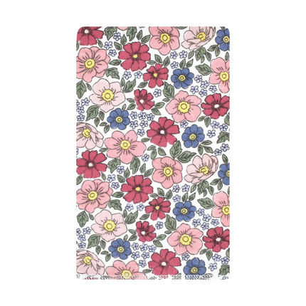 Hudson Baby Unisex Baby Cotton Flannel Burp Cloths, Pink Blue Pretty Floral 10 Pack, One Size