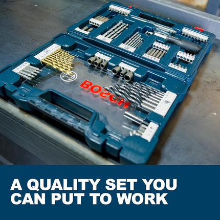 BOSCH 91-Piece Drilling and Driving Mixed Set MS4091
