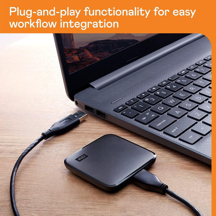 WD 1TB Elements SE SSD Portable SSD USB 3.0 up to 400 MB/s 2-meters drop resistance