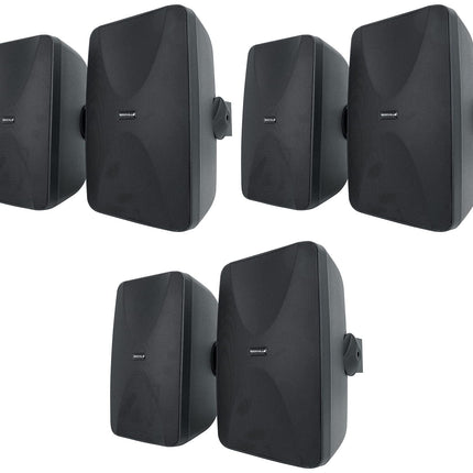 (6) Rockville WET-6525B 6.5" 70V Commercial Indoor