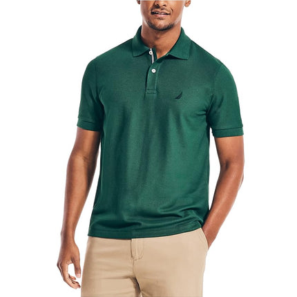 Nautica Men's Classic Short Sleeve Solid Polo Shir