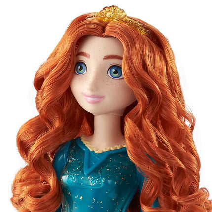 Mattel Disney Princess Merida Doll in Sparkling Fashion with Removable Skirt, Tiara and Shoes, Posable & Collectible, Inspired by Brave Movie