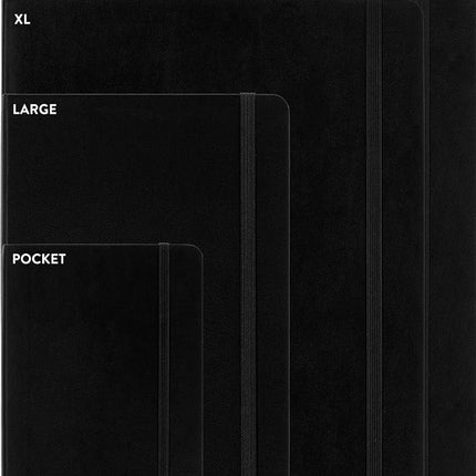 Moleskine - Classic Notebook Expanded, Plain Notebook, Soft Cover and Elastic Closure, Size Large 13 x 21 cm, Colour Sapphire Blue, 400 Pages