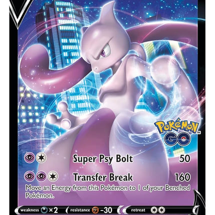 Pokemon Cards: Pokemon GO Mewtwo V Battle Deck