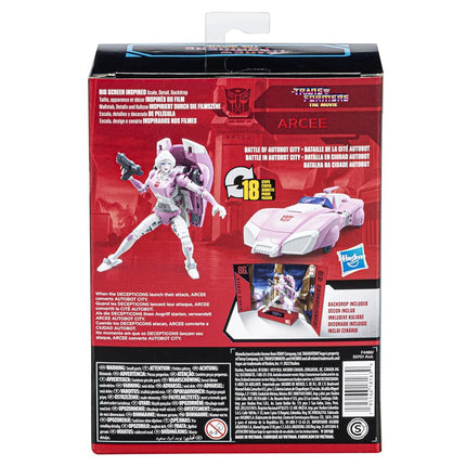 Transformers Toys Studio Series 86-16 Deluxe Class The The Movie Arcee Action Figure - Ages 8 and Up, 4.5-inch, F4480