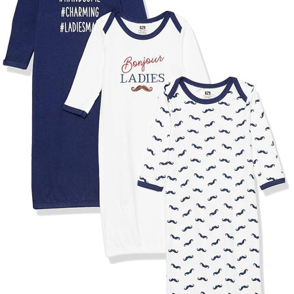 Hudson Baby unisexe-bébé Robes en coton, Bonjour, Prématuré-Nouveau-né