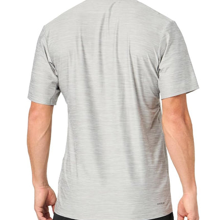 adidas Men's Essentials Stretch Training T-Shirt, Solid Grey/White/Black, M Tall