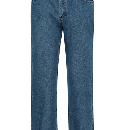 Red Kap Men's Relaxed Fit Jean, Stonewash, 42x30