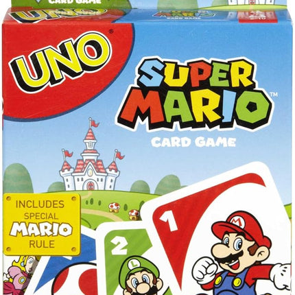 Mattel Games UNO Super Mario Card Game, 7+, 2-10 Players