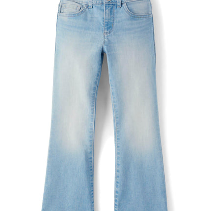 The Children's Place Girls' Wide Leg Denim Jeans, 