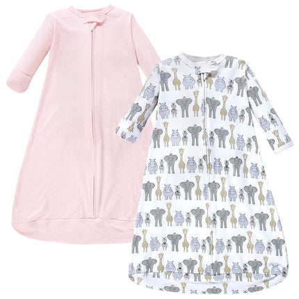Hudson Baby Unisex Baby Cotton Long-Sleeve Wearabl