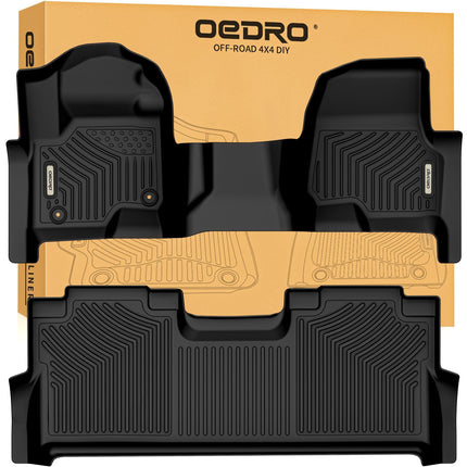 OEDRO Floor Mats Fits for 2017-2025 Ford F-250/F-3