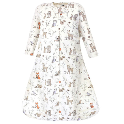 Gigoteuse bébé unisexe à manches longues en jersey de coton Hudson Baby, motif Forêt Enchantée, 18-24 mois