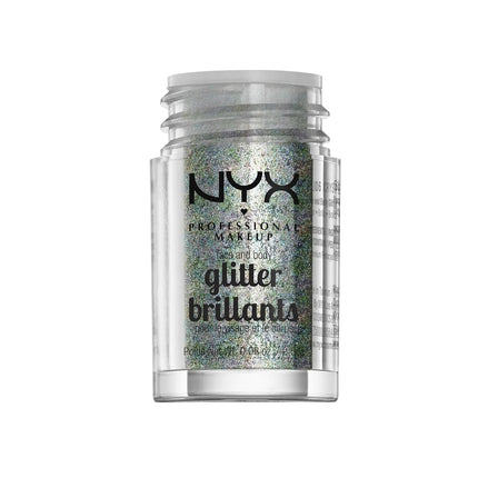 NYX PROFESSIONAL MAKEUP Face & Body Glitter, Cryst