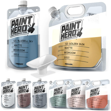 Paint Hero 8 Pack Paint Storage Bags - Airtight Re