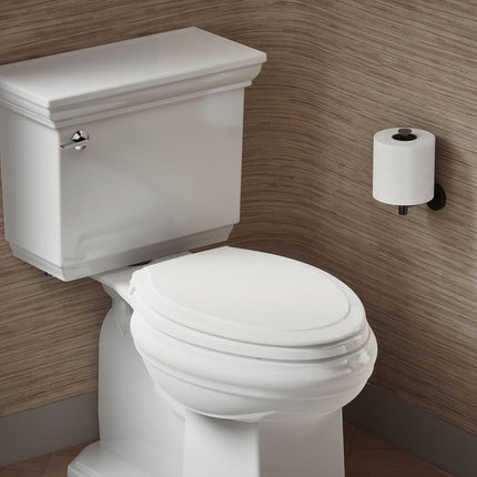 Kohler 4734-RL-0 Rutledge READYLATCH Quiet Close Elongated Toilet SEAT, White