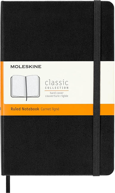 Moleskine - Classic Hard Cover Notebook - Ruled - 