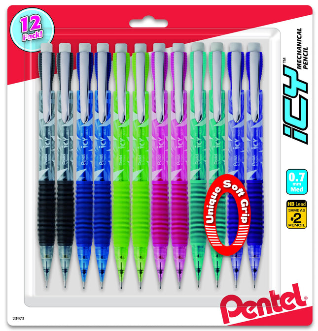 Pentel ICY Razzle-Dazzle Mechanical Pencil, 0.7mm,