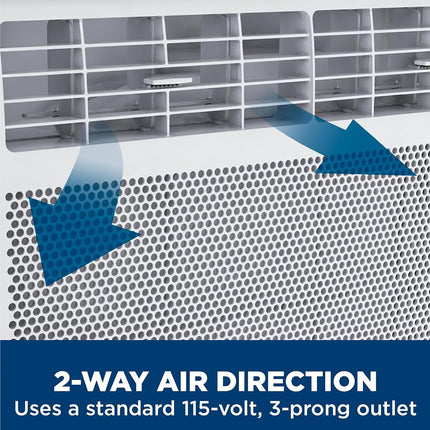 GE AWCS06BBA Window Air Conditioner Unit, 6,000 BTU for Small 250 sq ft. with Adjustable Fan and Cooling Settings, Perfect for Bedroom or Living Room, Easy Install Kit Included, Black